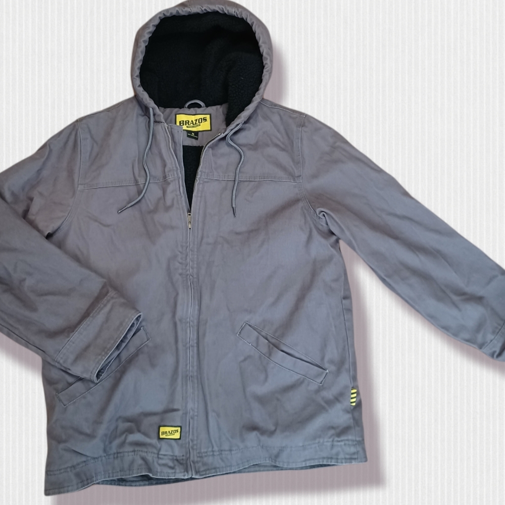 Brazos Work Force Jacket. Like new. Grey. M